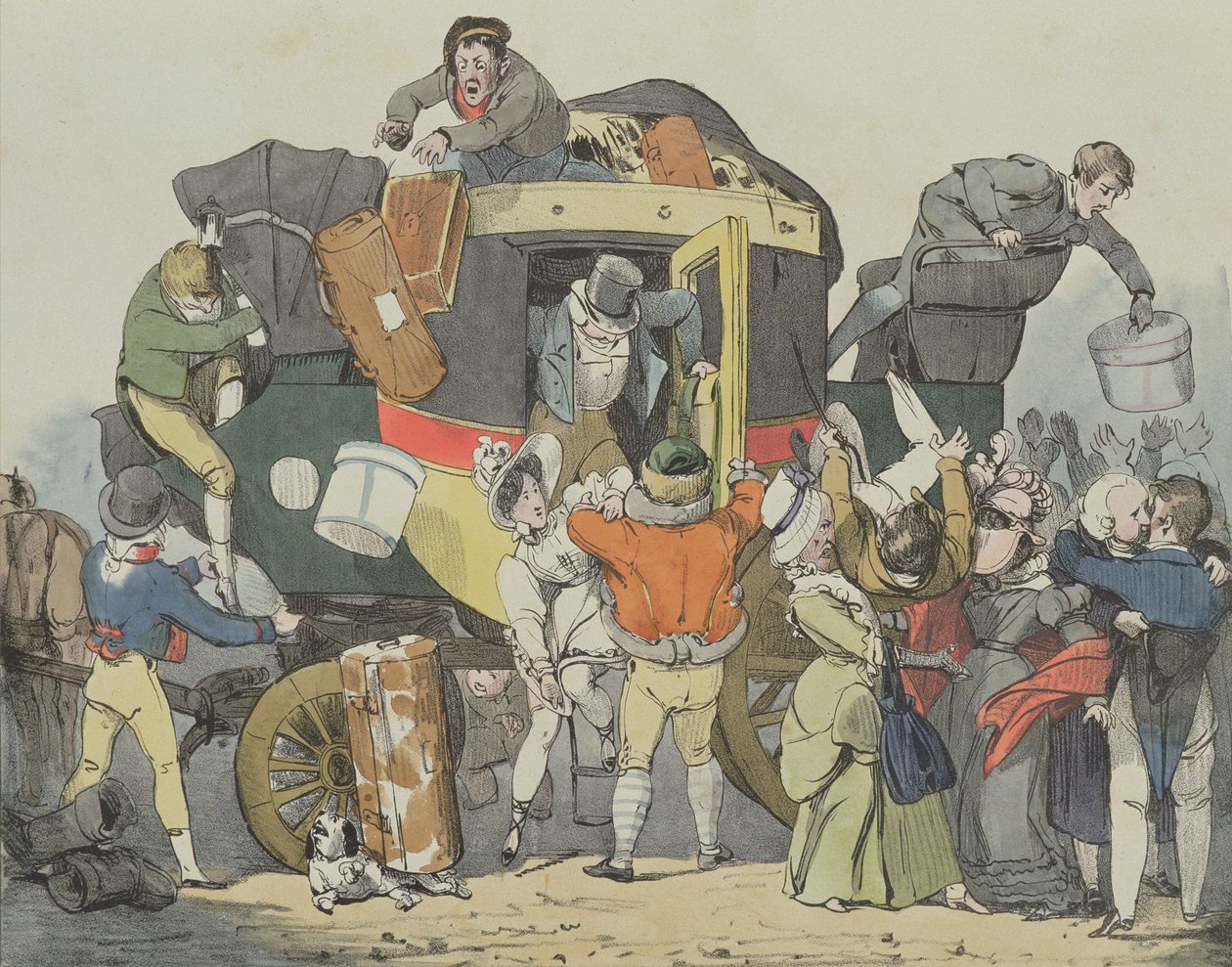 A kellemetlenségek, 1826 alkotó: Auguste Xavier Leprince