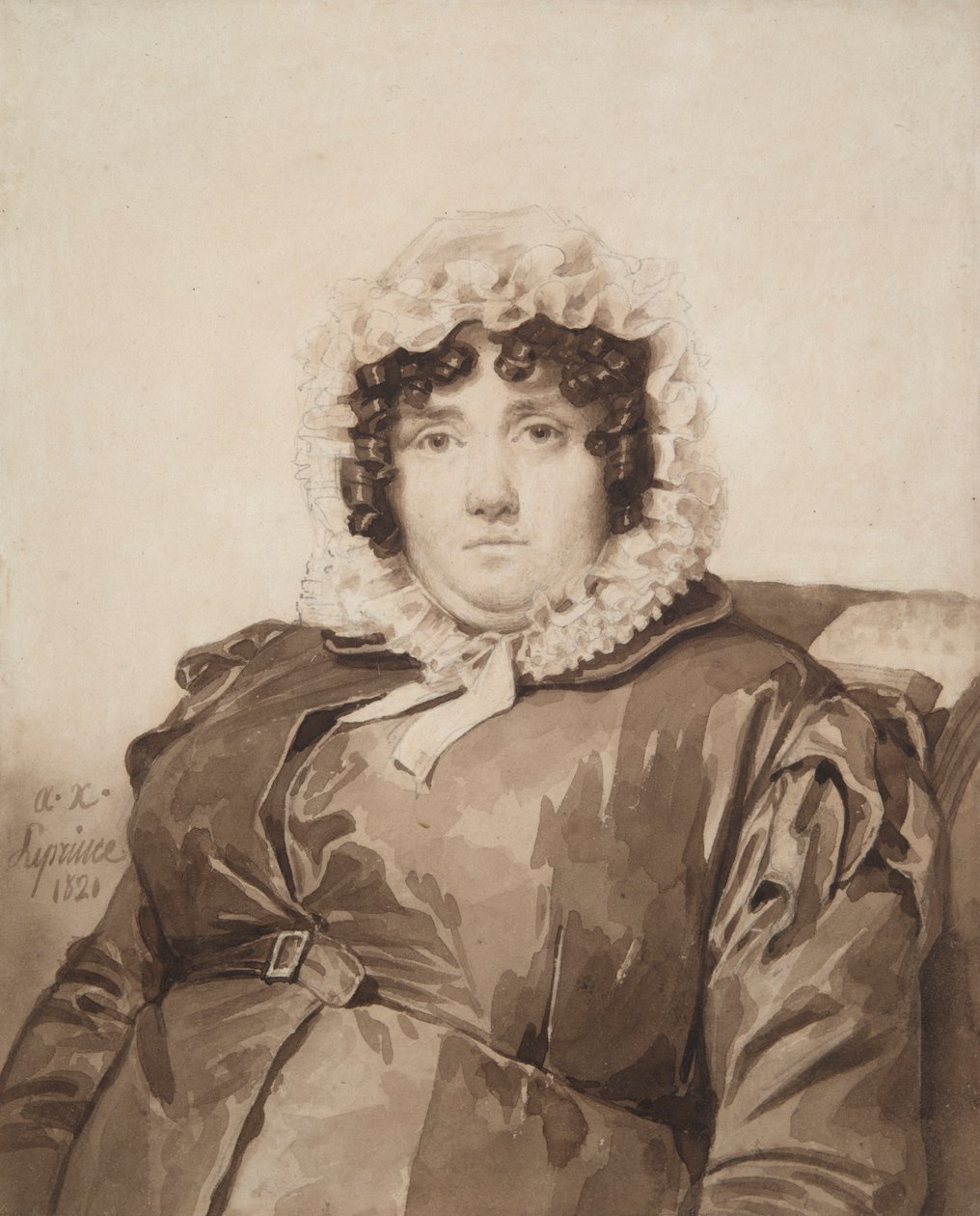 Cím nélkül (A művész portréja alkotó: Auguste Xavier Leprince