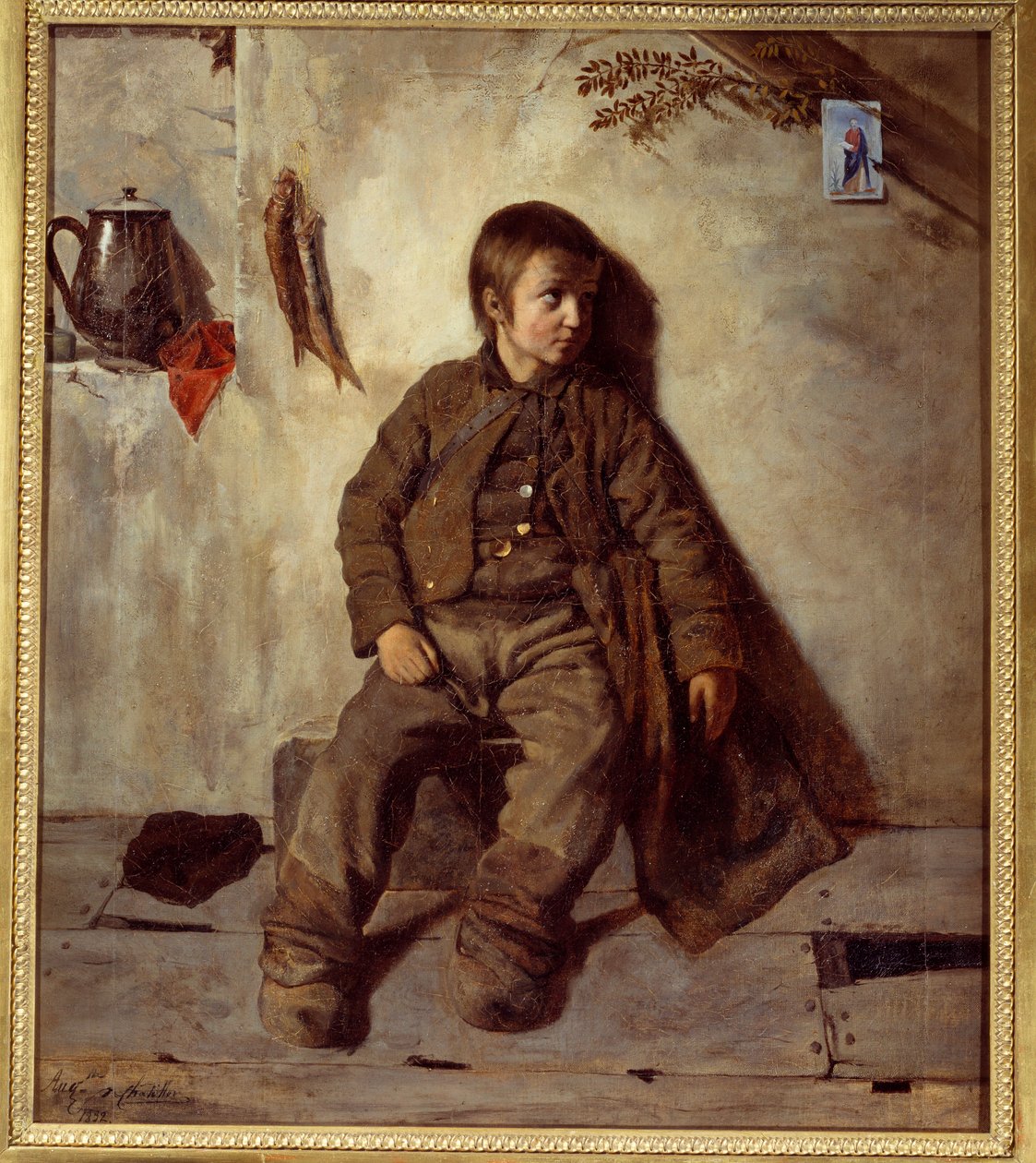 Auguste de Chatillon szavojai kéményfestménye (1813-1881) alkotó: Auguste de Chatillon