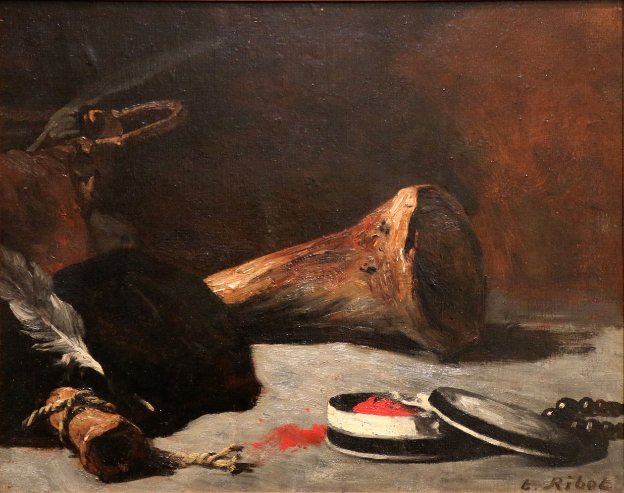 Csendélet alkotó: Auguste Theodule Ribot
