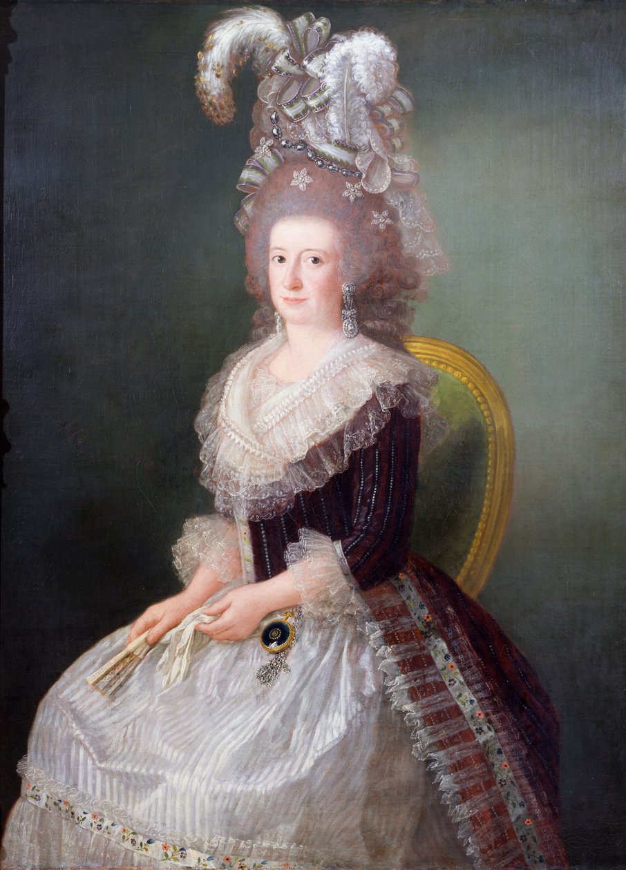 San Andres márkiné portréja, 1785 körül (olaj, vászon) alkotó: Augustin Esteve