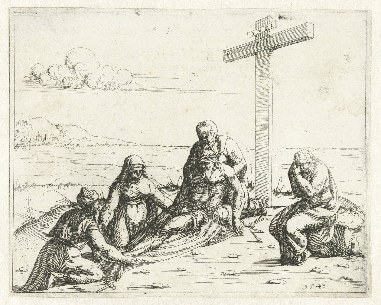 Krisztus siralma Ó- és Újszövetségi konkordancia (sorozat címe) Concordants alt un news Testaments (sorozat címe) alkotó: Augustin Hirschvogel