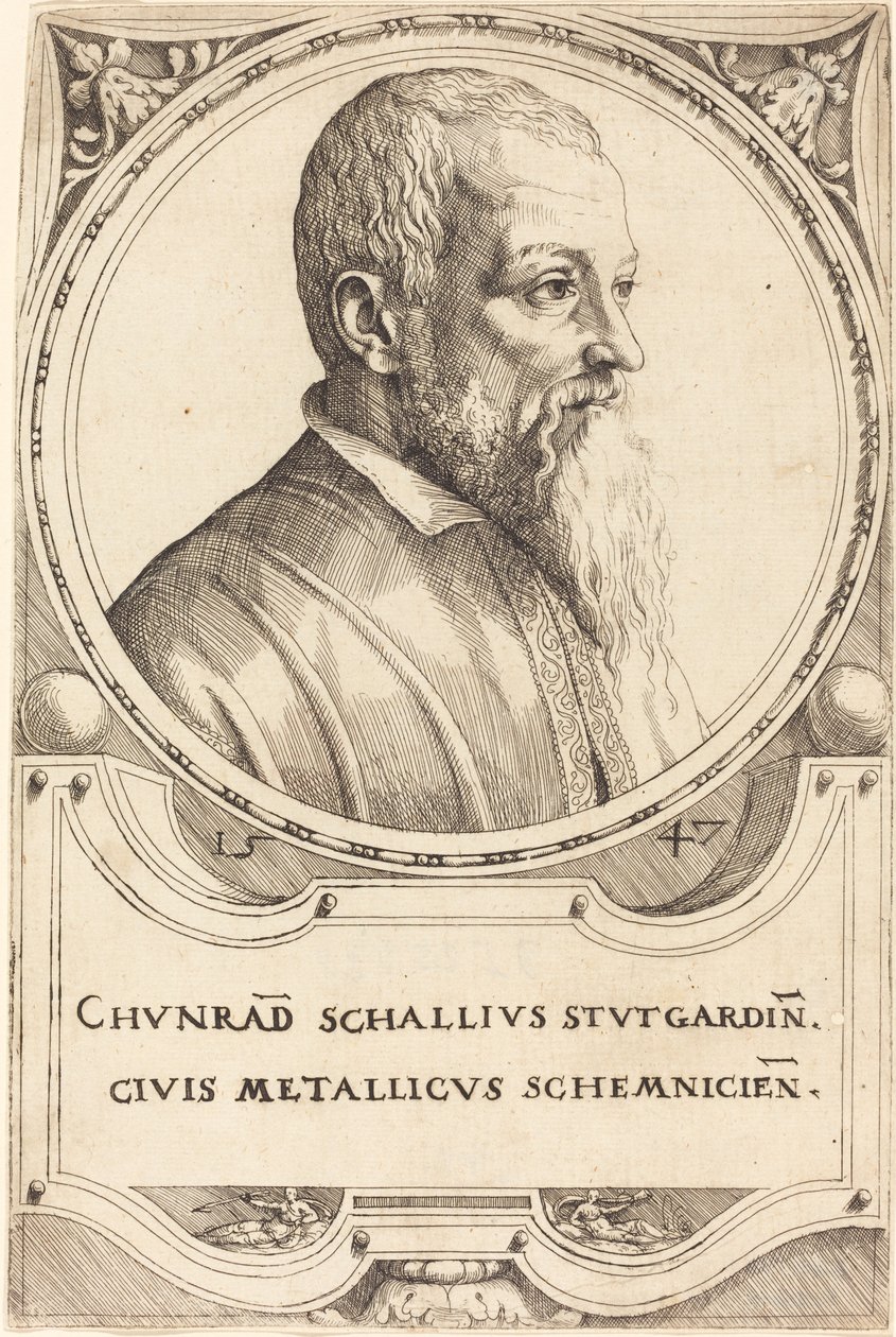 Conrad Schall, 1547. alkotó: Augustin Hirschvogel