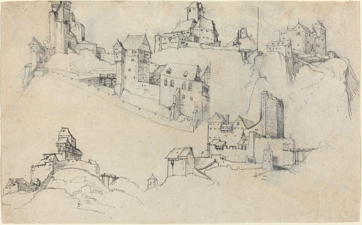 Dombos várak alkotó: Augustin Hirschvogel