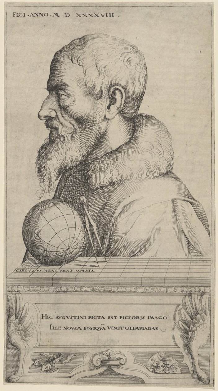 Önarckép alkotó: Augustin Hirschvogel