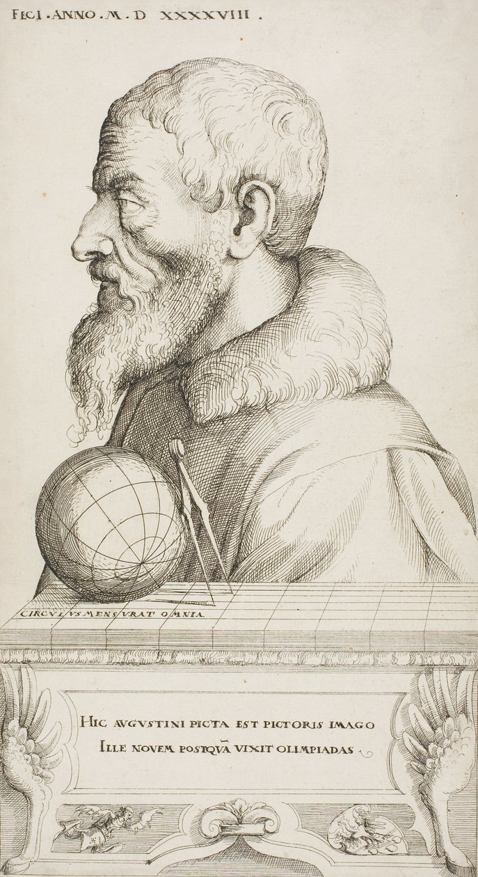 Önarckép alkotó: Augustin Hirschvogel