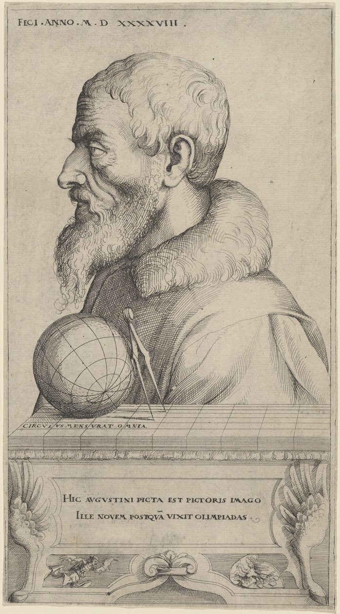 Önarckép, 1548 alkotó: Augustin Hirschvogel