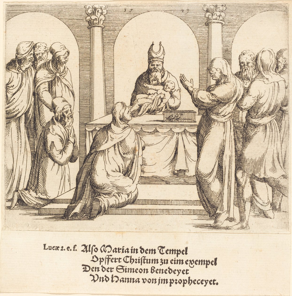 Bemutató a templomban alkotó: Augustin Hirschvogel