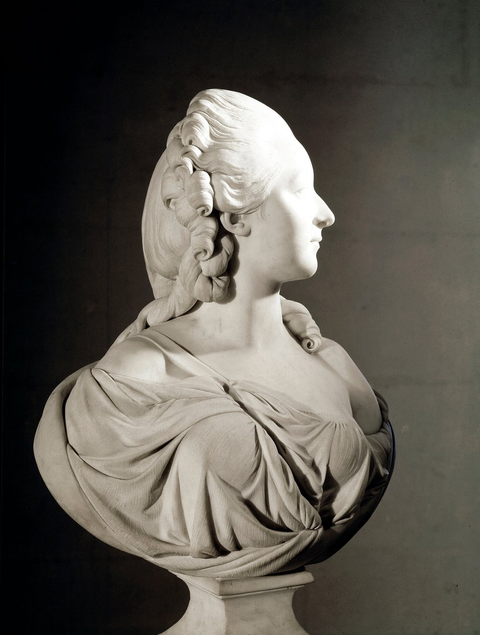 Jeanne Becu, Barry grófnő (vagy Madame) portréja (1743-1793) Augustin Pajou (1730-1809) márványszobra Párizs, Musee du Louvre - Madame du Barry (született: Marie Jeanne Becu) alkotó: Augustin Pajou