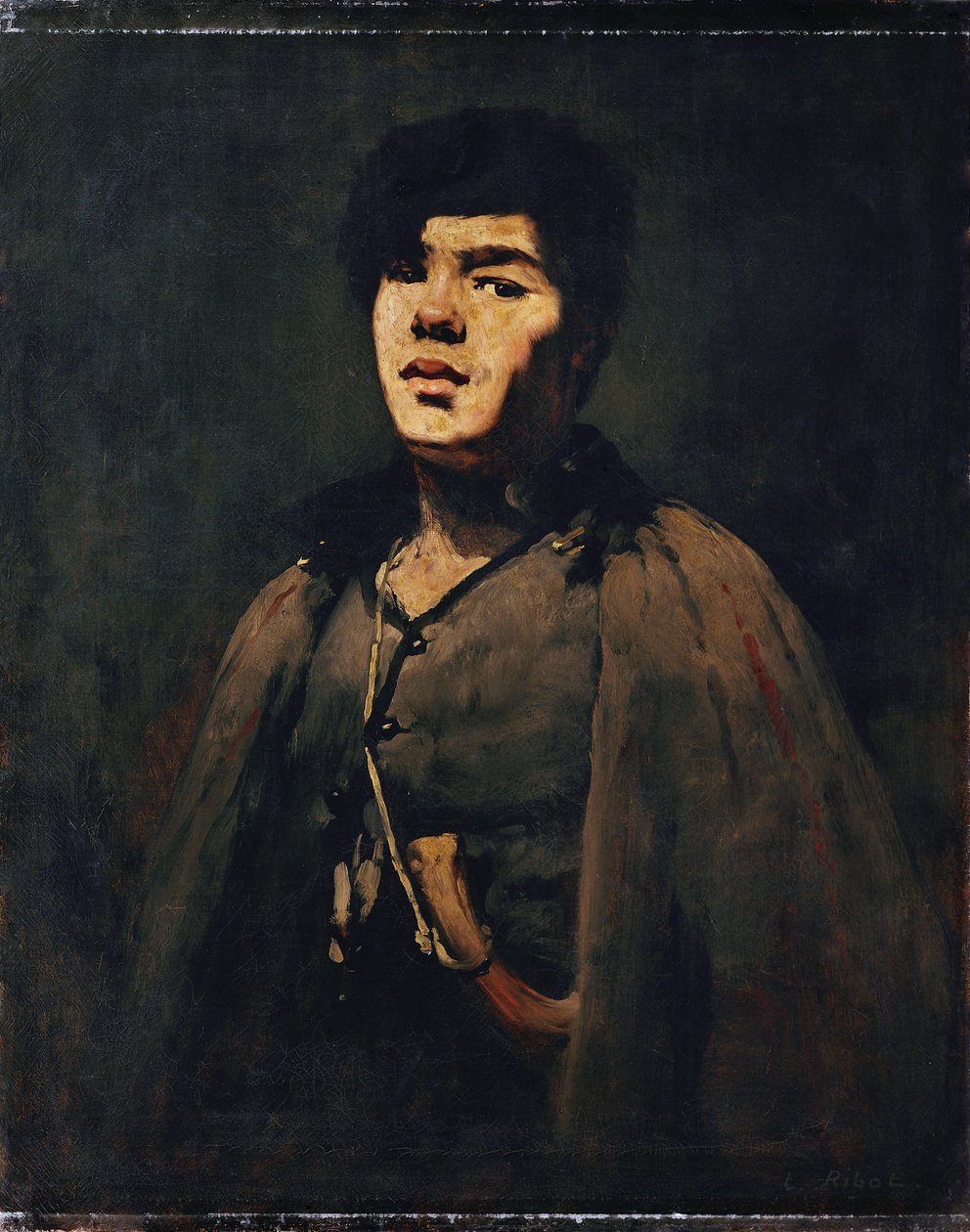 fiatal pásztor alkotó: Augustin Théodule Ribot