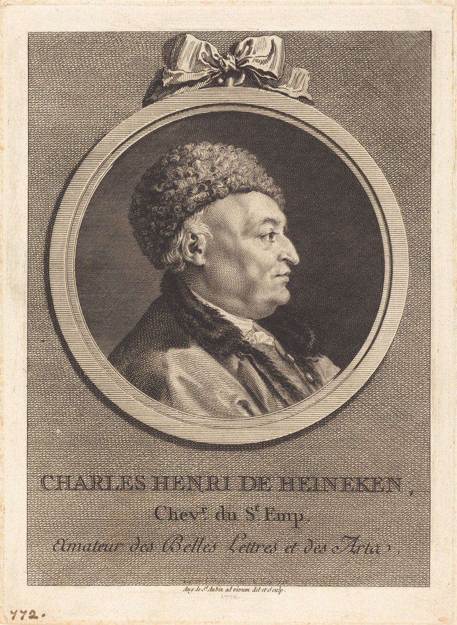 Charles Henri de Heineken alkotó: Augustin de Saint-Aubin