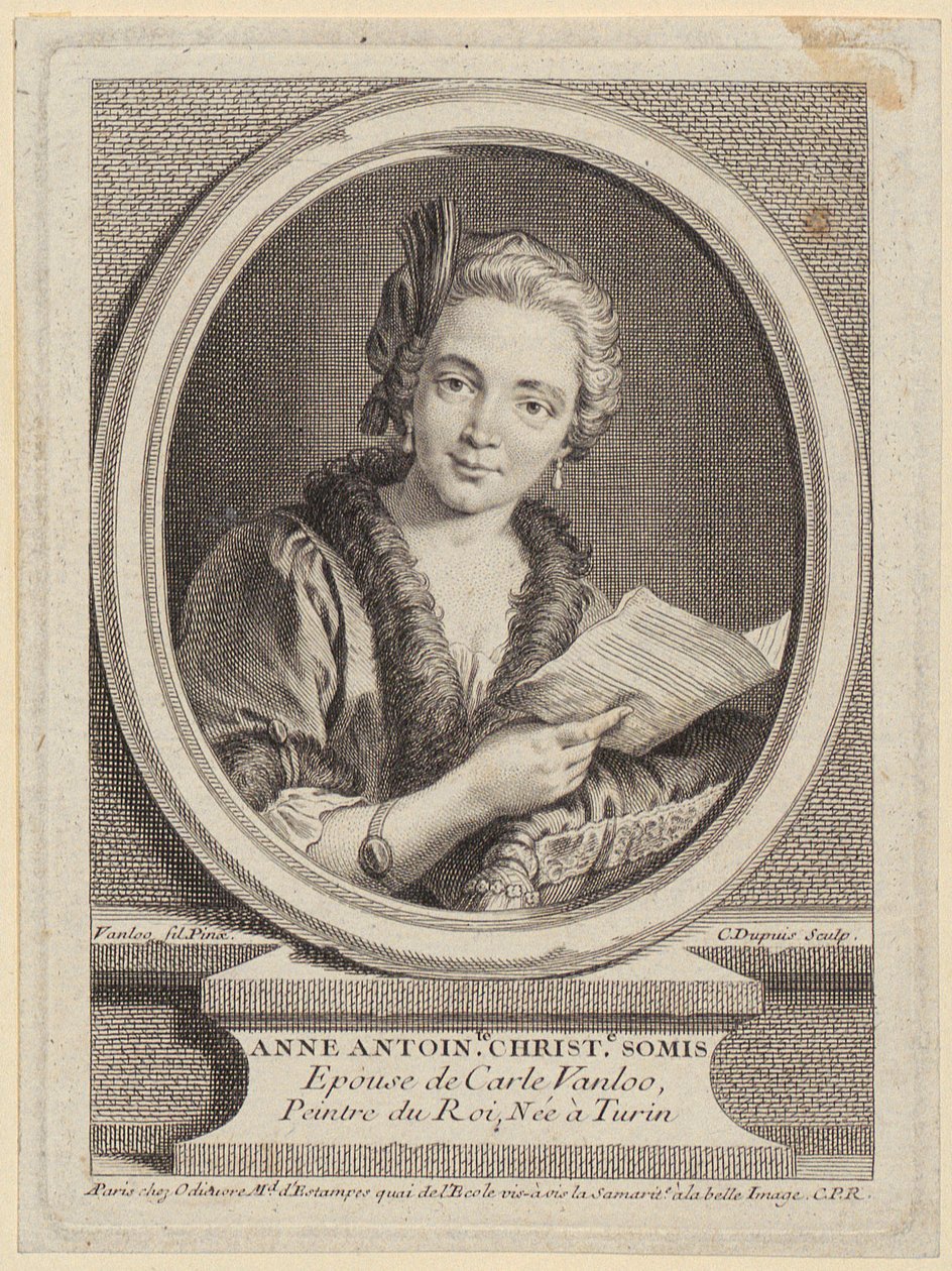 Csoportkép XVI. Lajosról, Marie Antoinette-ről és XVII. Lajosról alkotó: Augustin de Saint-Aubin