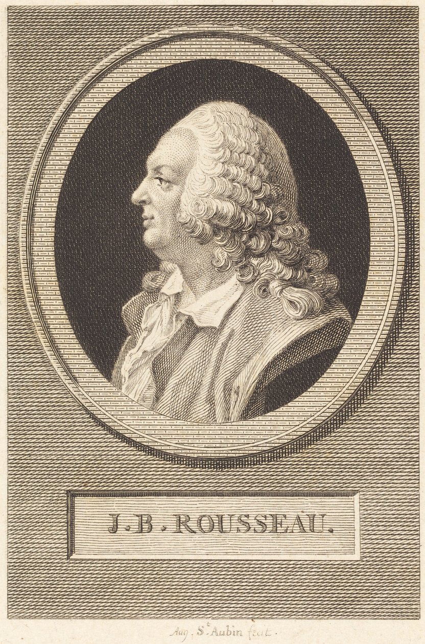 Jean Baptiste Rousseau alkotó: Augustin de Saint-Aubin