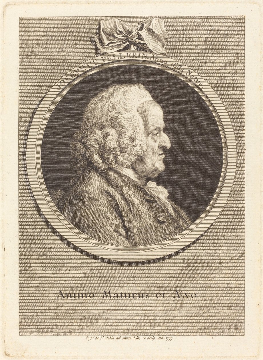 Joseph Pellerin alkotó: Augustin de Saint-Aubin