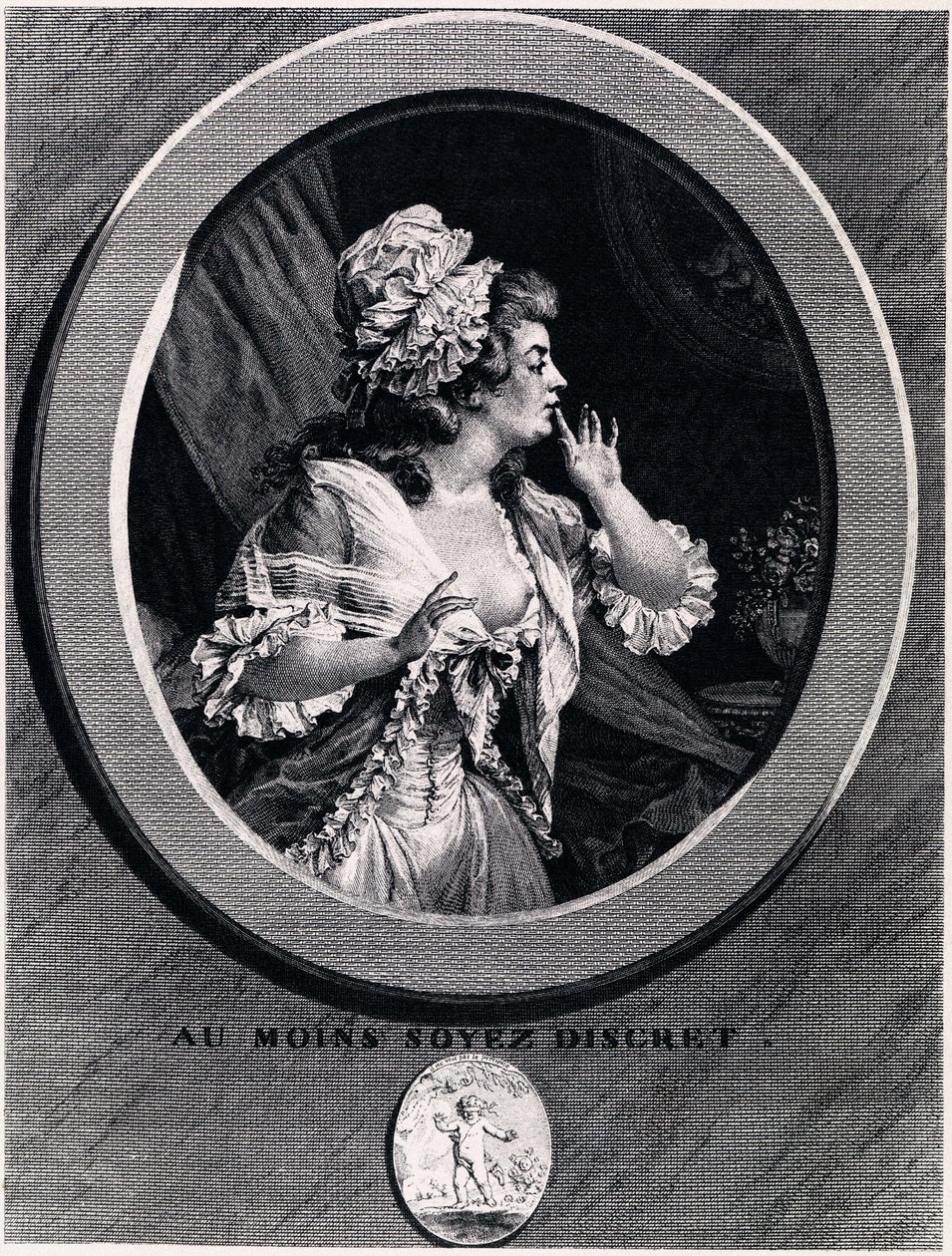 Legalább légy diszkrét!, 1789 alkotó: Augustin de Saint Aubin