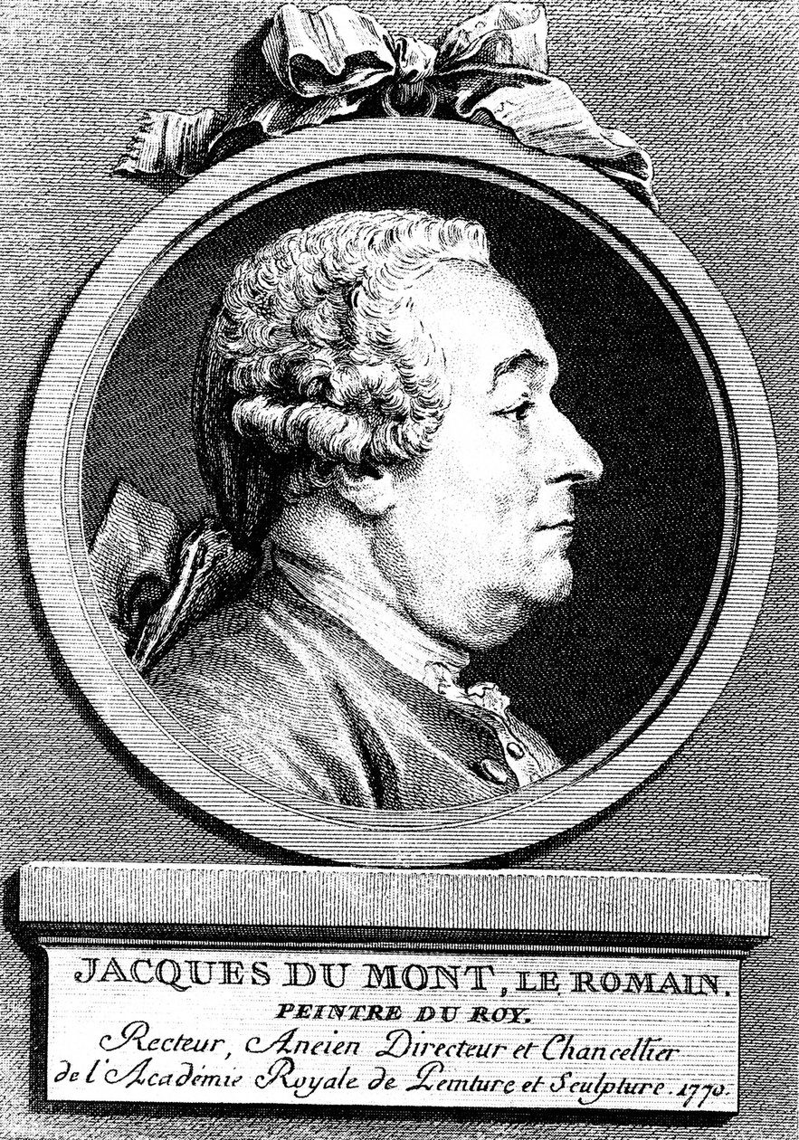Jacques Dumont francia művész, 1770. alkotó: Augustin de Saint Aubin