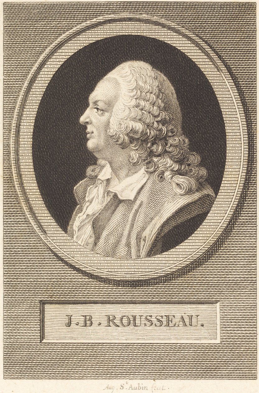 Jean Baptiste Rousseau alkotó: Augustin de Saint Aubin