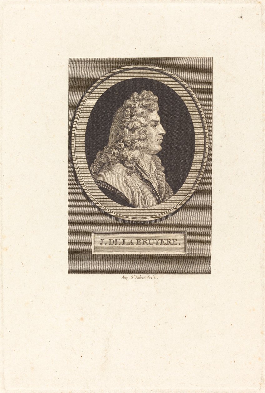 Jean de La Bruyere alkotó: Augustin de Saint Aubin