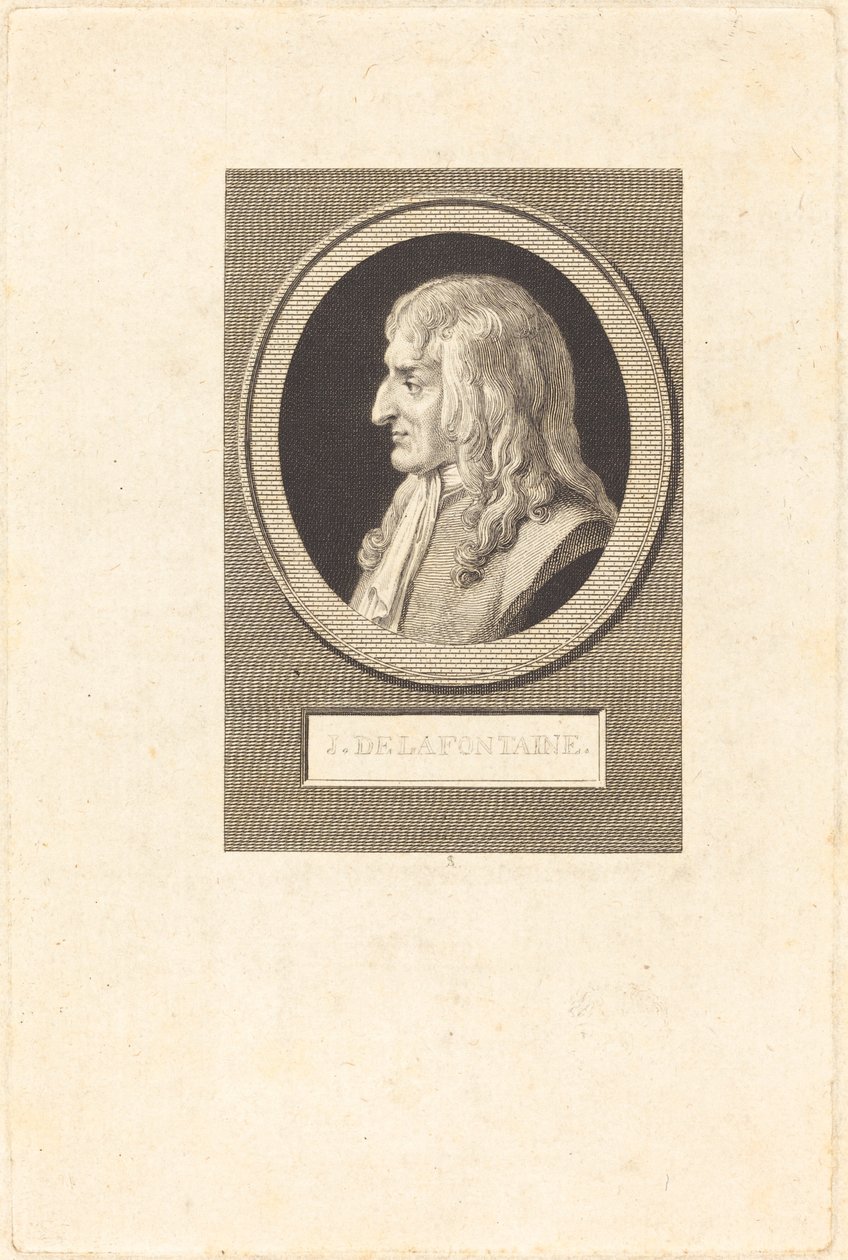 Jean de La Fontaine alkotó: Augustin de Saint Aubin