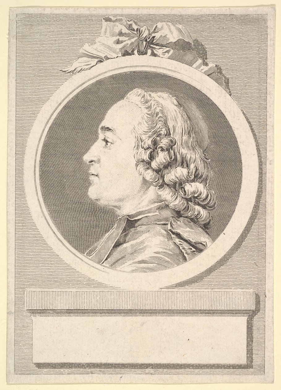 Charles Gauzargues portréja, 1767. alkotó: Augustin de Saint Aubin