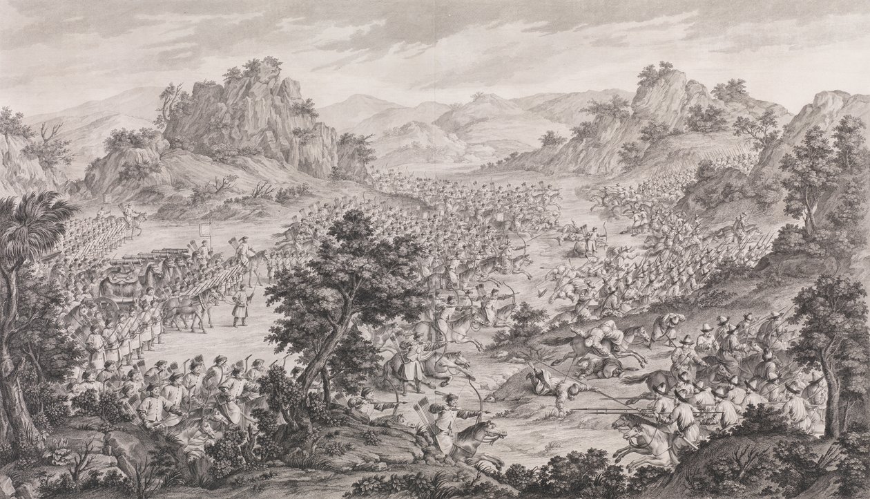 Kormán nagy győzelme, 1770. alkotó: Augustin de Saint Aubin