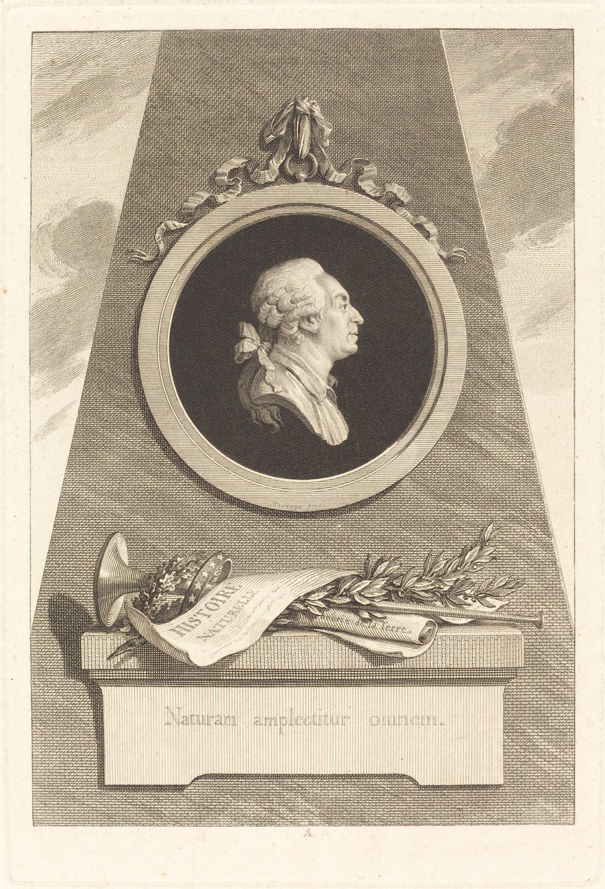Buffon grófja alkotó: Augustin de Saint Aubin after Piat Joseph Sauvage