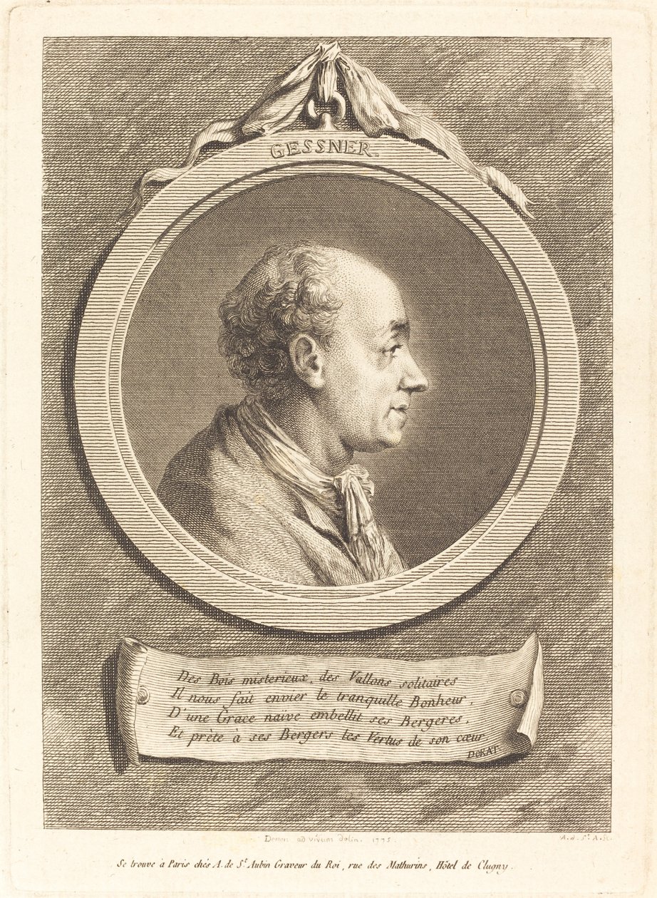 Solomon Gessner alkotó: Augustin de Saint Aubin after Vivant Denon