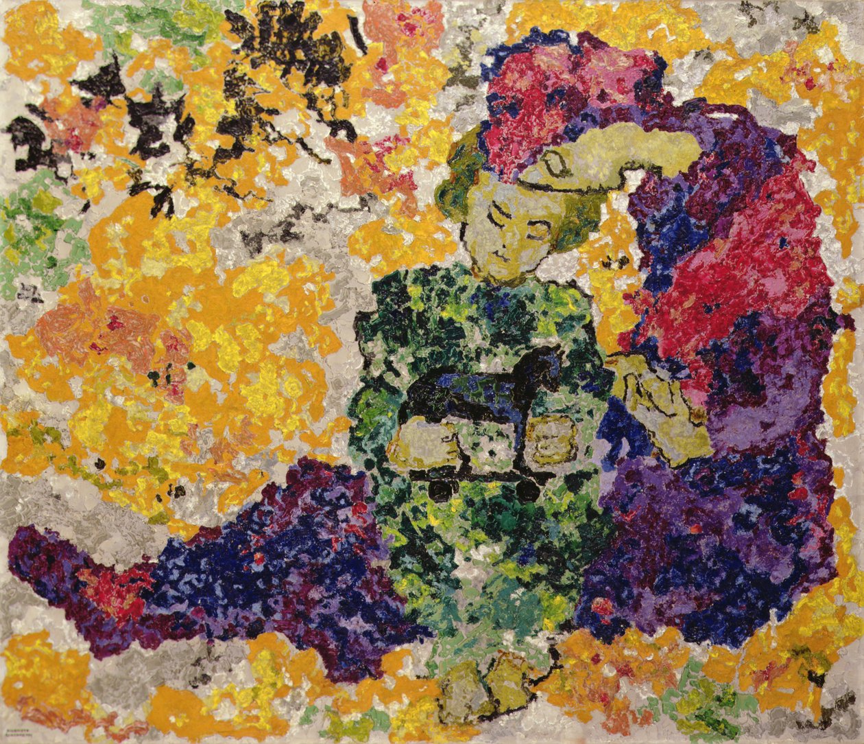 Mária a fiú Jézussal alkotó: Augusto Giacometti