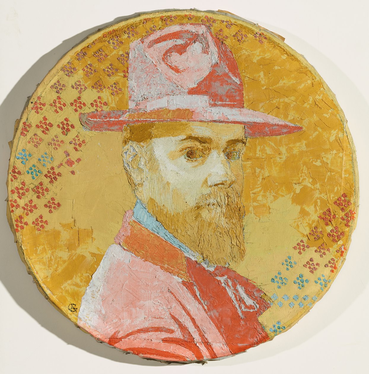 Önarckép kalappal alkotó: Augusto Giacometti