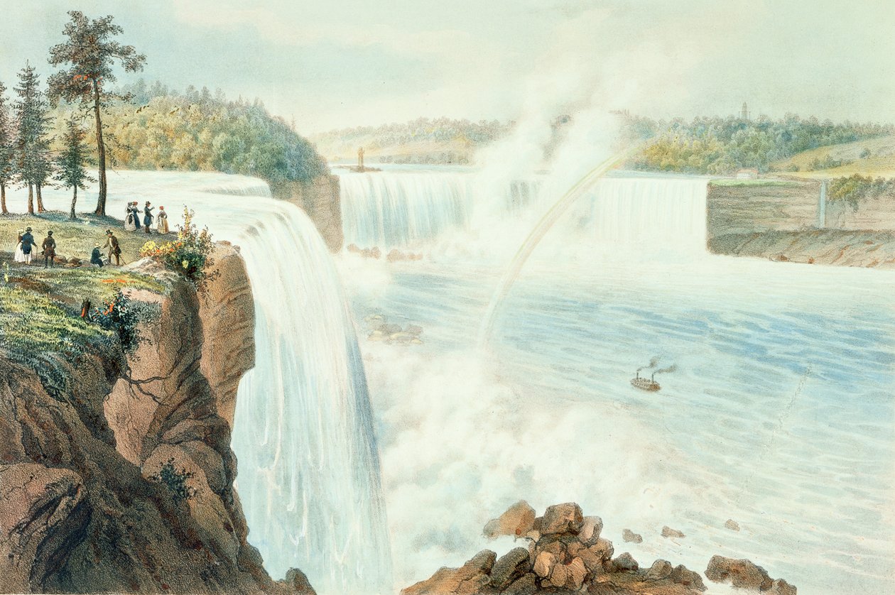 Niagra-vízesés alkotó: Augustus Kollner