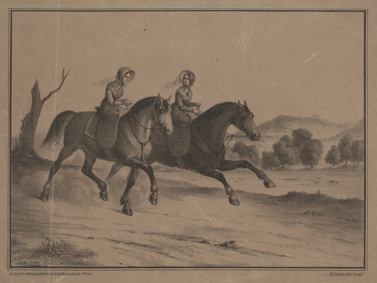 Vasárnap a vidéken, 1850 alkotó: Augustus Kollner