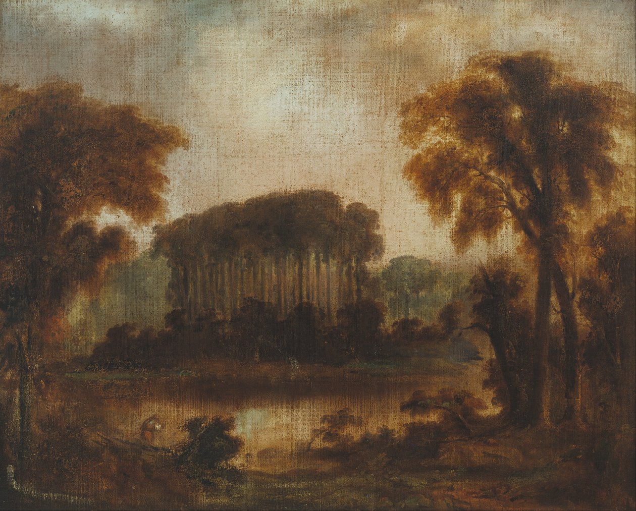 A száz fenyő, James Island, Dél -Karolina alkotó: Augustus Paul Trouche