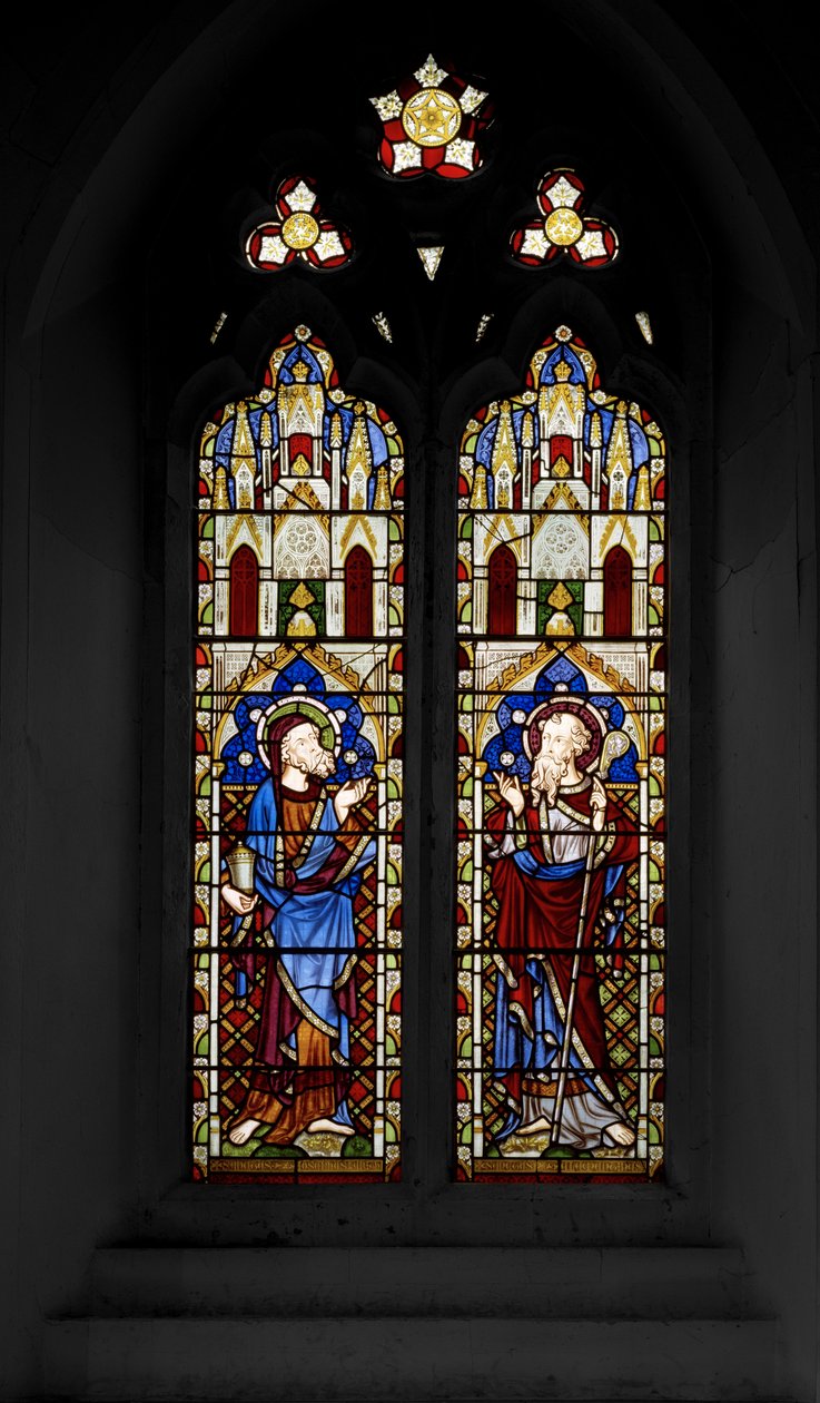 Arimatheai Szent József és Szent Kelemen, 1850 alkotó: Augustus Welby Northmore Pugin