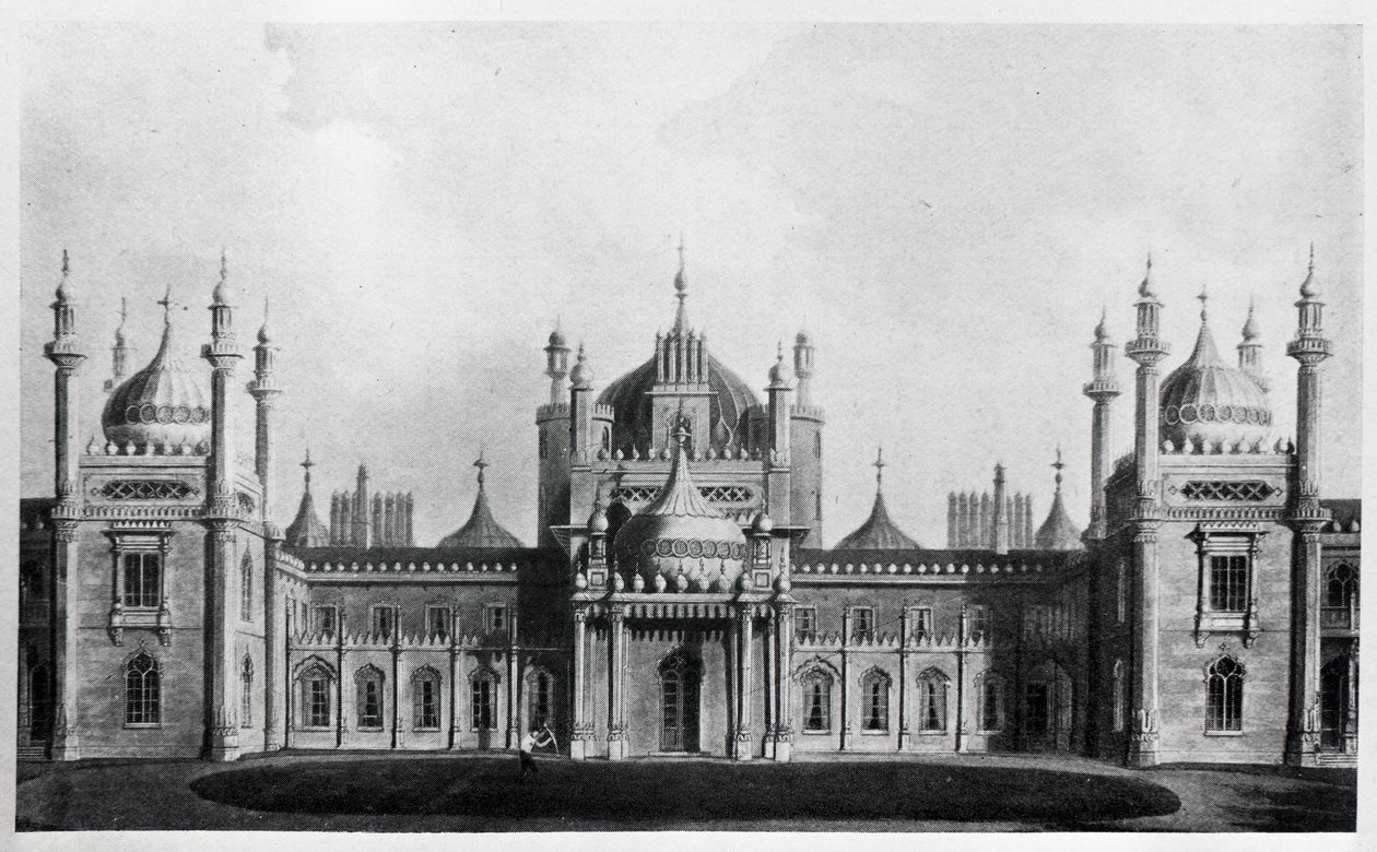 A brightoni pavilon nyugati frontja alkotó: Augustus Welby Northmore Pugin