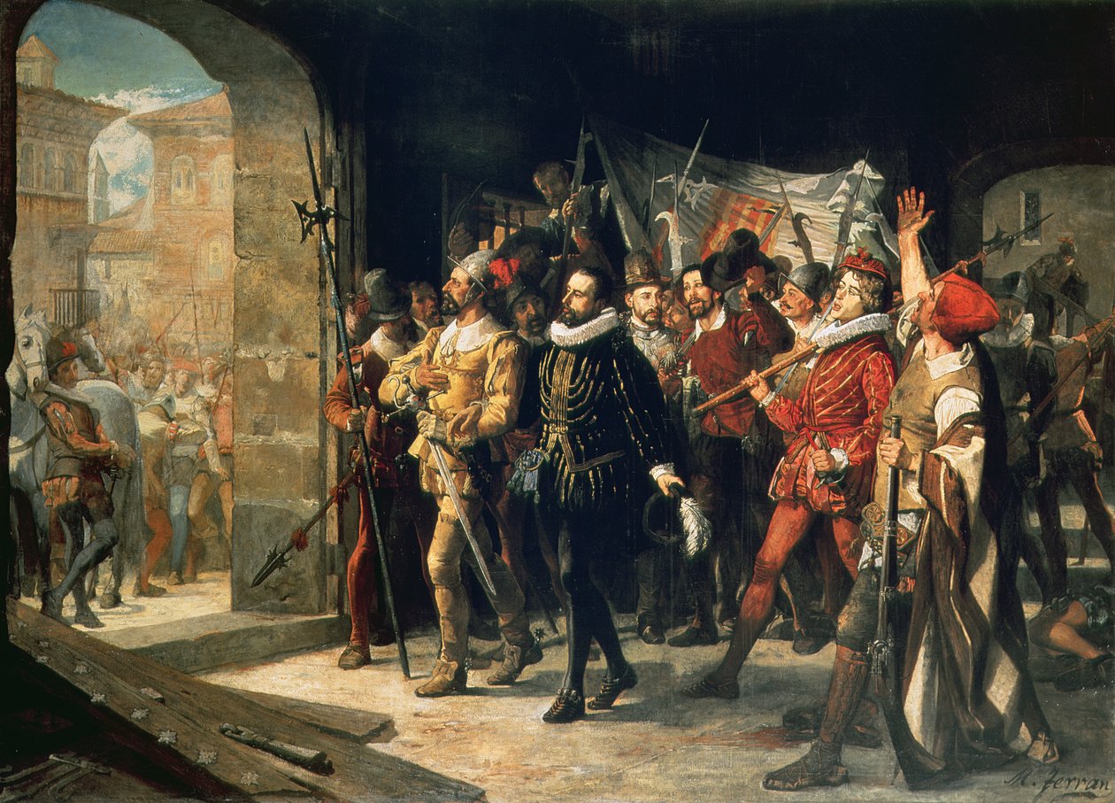 Antonio Perez (1540-1611) 1591-ben szabadult a börtönből a lázadók alkotó: Augustus or Augusto Ferran