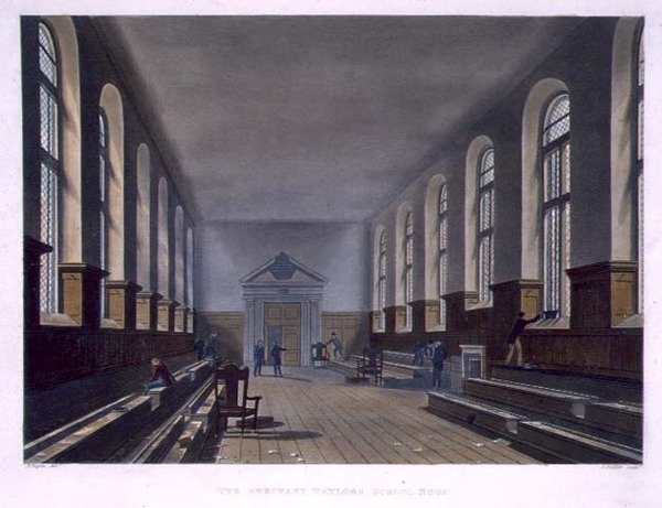 A Merchant Taylors Iskola szobája, a "History of the Merchant Taylors