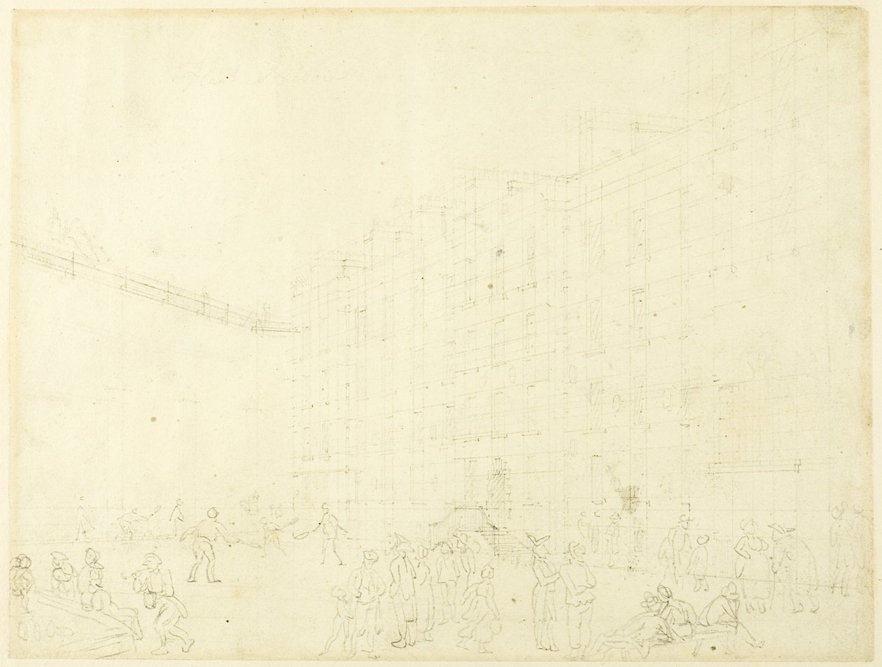 Tanulmány a Fleet börtönhöz, London mikrokozmoszából alkotó: Augustus Charles Pugin