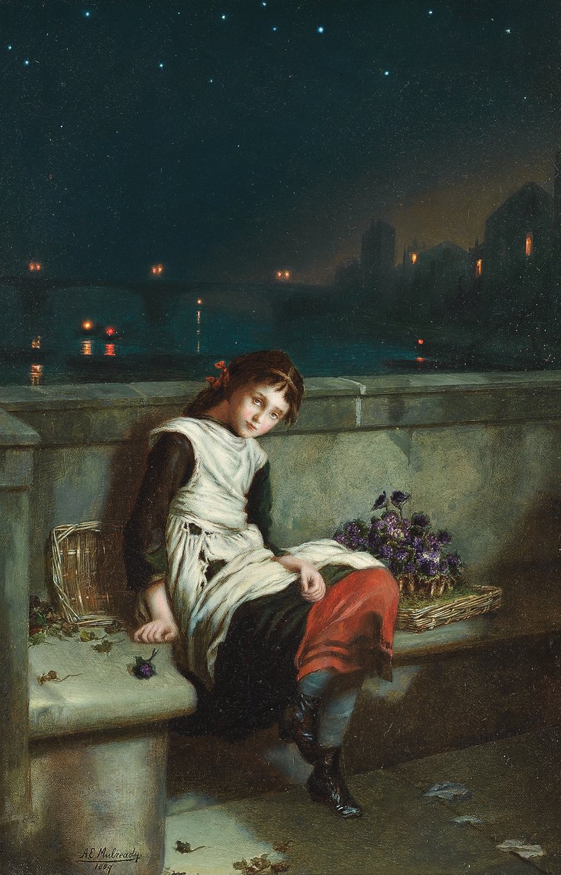 Reggeltől estig, 1889 alkotó: Augustus Edward Mulready