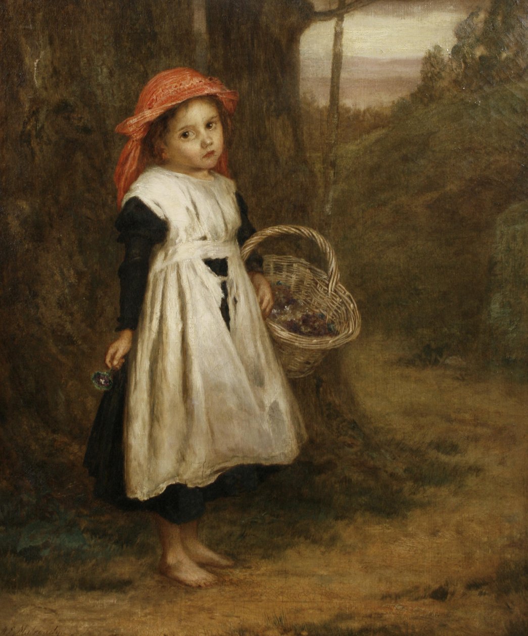 Egy kis lila eladó alkotó: Augustus Edwin Mulready