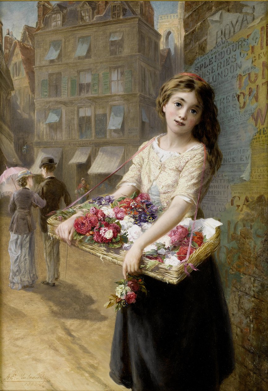 Egy utcai virágárus alkotó: Augustus Edwin Mulready