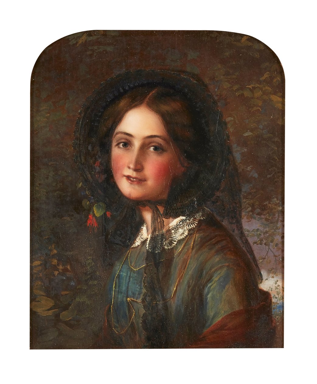 The Lace Bonnet (olaj a fedélzeten) alkotó: Augustus Leopold (manner of) Egg