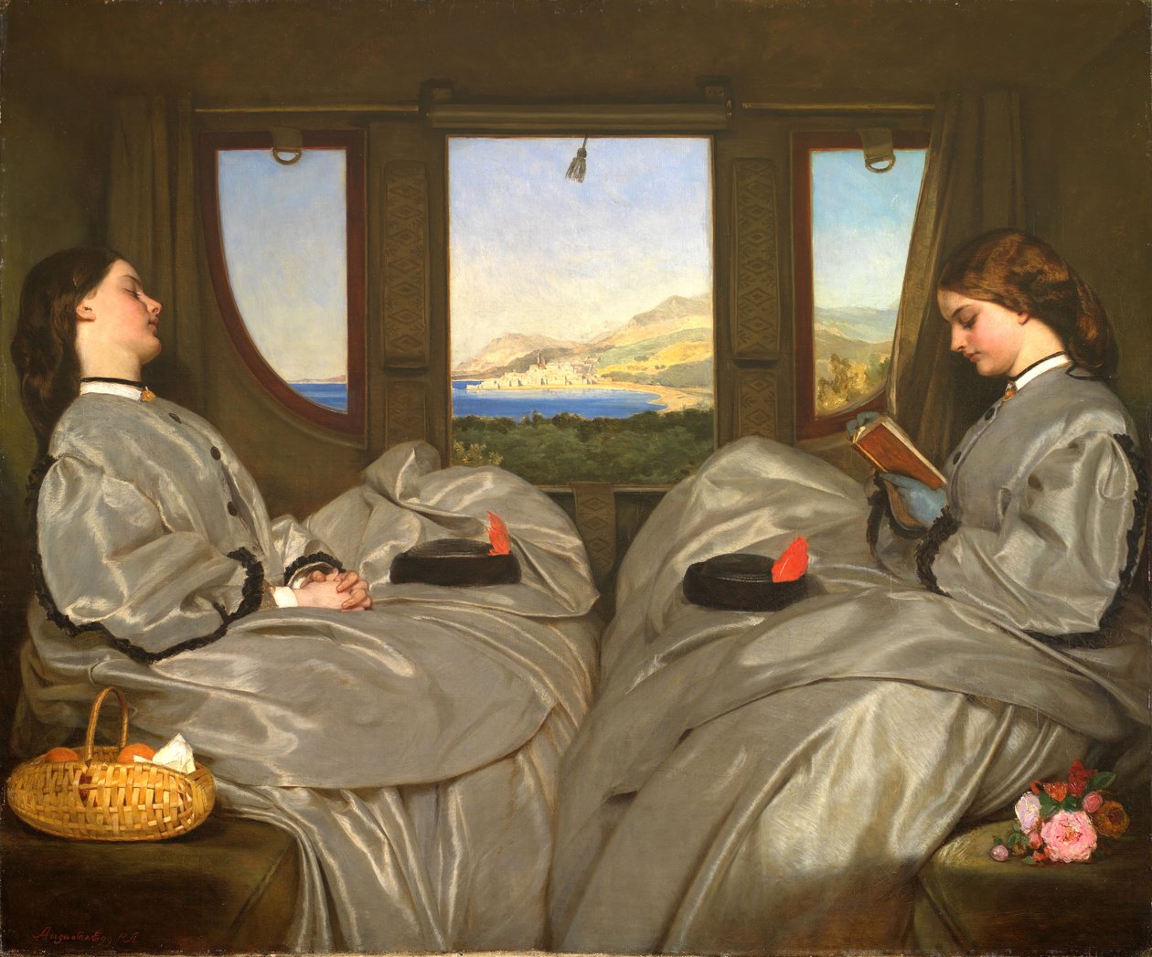 Az útitársak, 1862. alkotó: Augustus Leopold Egg
