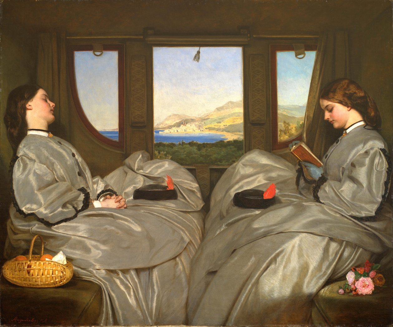 Az útitársak, 1862. alkotó: Augustus Leopold Egg