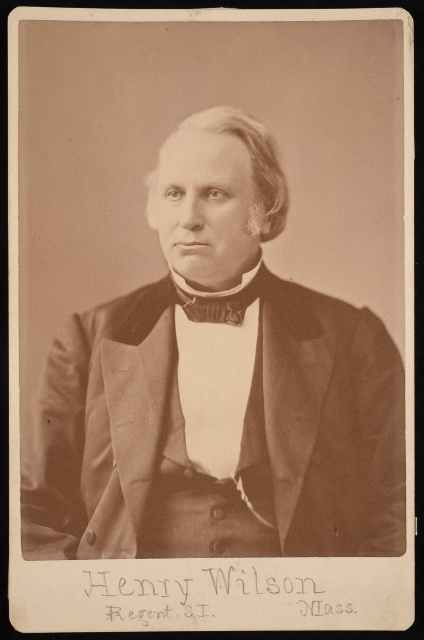 Henry Wilson portréja 1812-1875, 1876 előtt. alkotó: Augustus Marshall