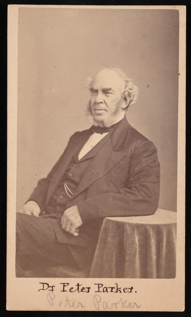 Peter Parker portréja 1804-1888, 1869. alkotó: Augustus Marshall