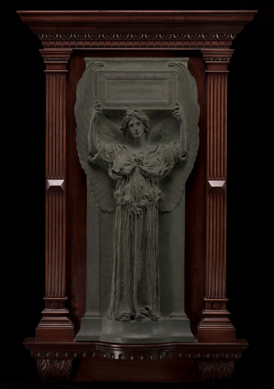 Amor Caritas, 1898-ban készült, 1898 után öntött alkotó: Augustus Saint Gaudens
