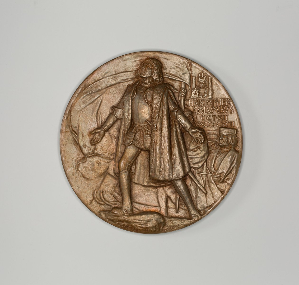 Kolumbiai Világkiállítás emlékérem alkotó: Augustus Saint Gaudens
