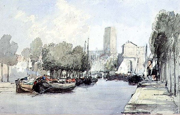 Dordrecht (rajz) alkotó: Augustus Wall Callcott