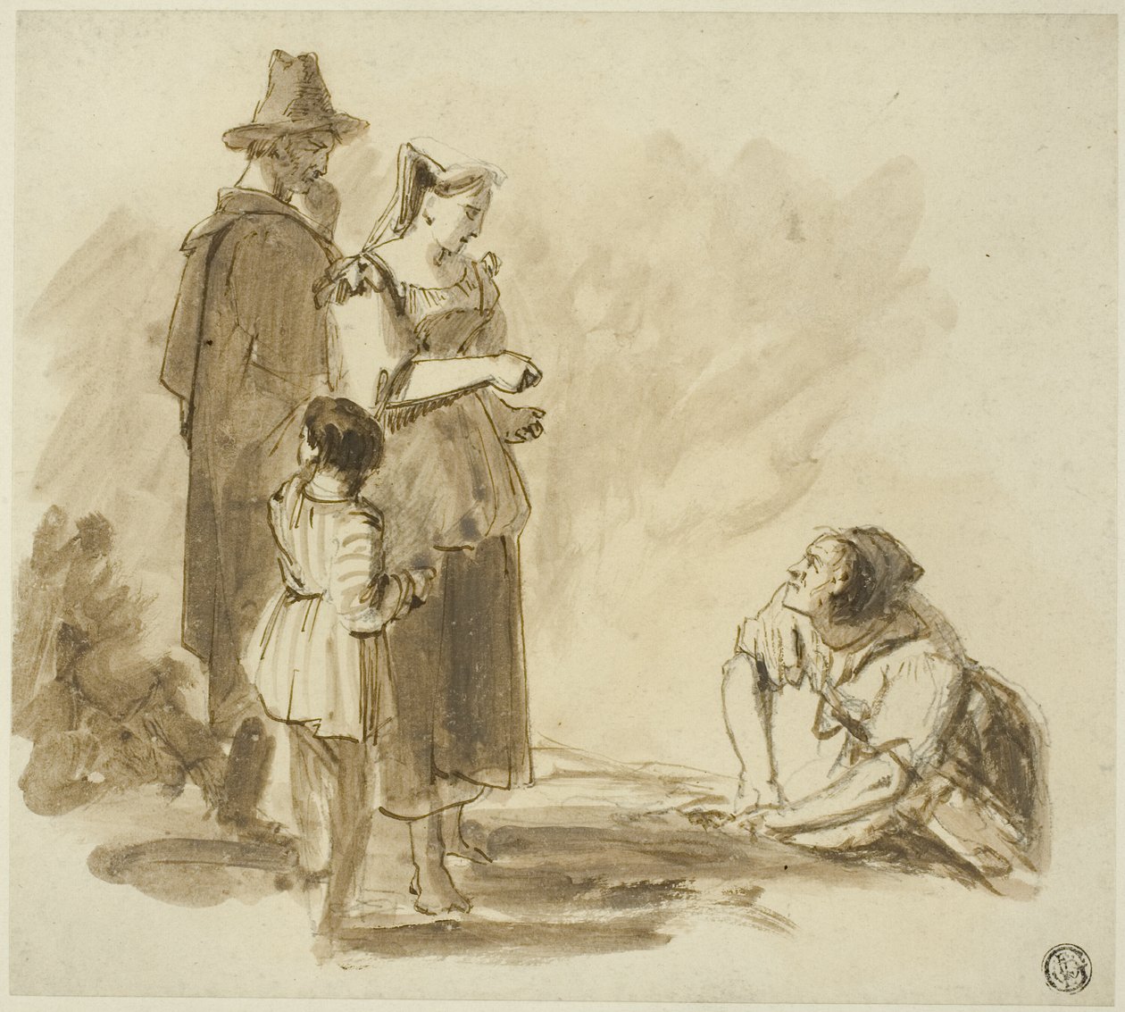 Négy paraszt alkotó: Augustus Wall Callcott