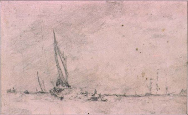 Kompozíciós tanulmányok (rajz) alkotó: Augustus Wall Callcott